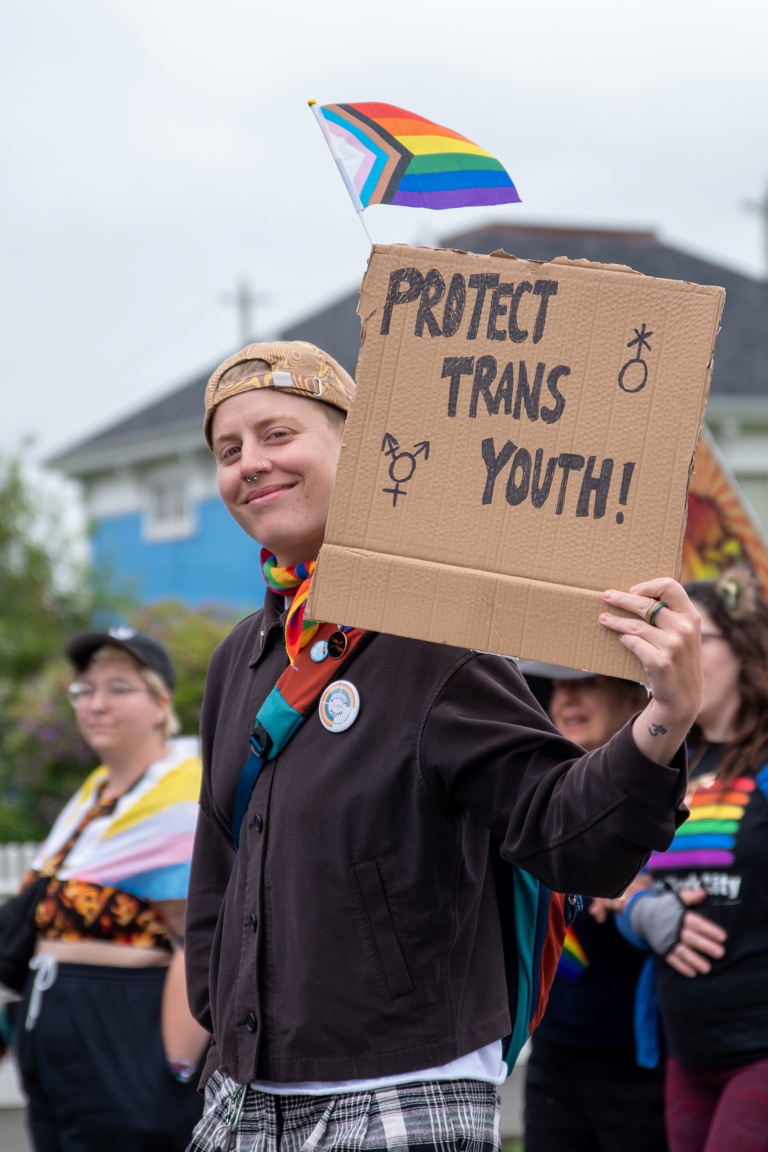 Protect Trans Youth sign